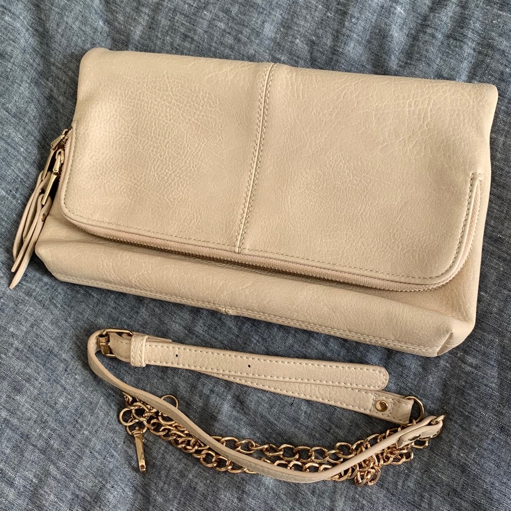 Faux leather clutch/purse